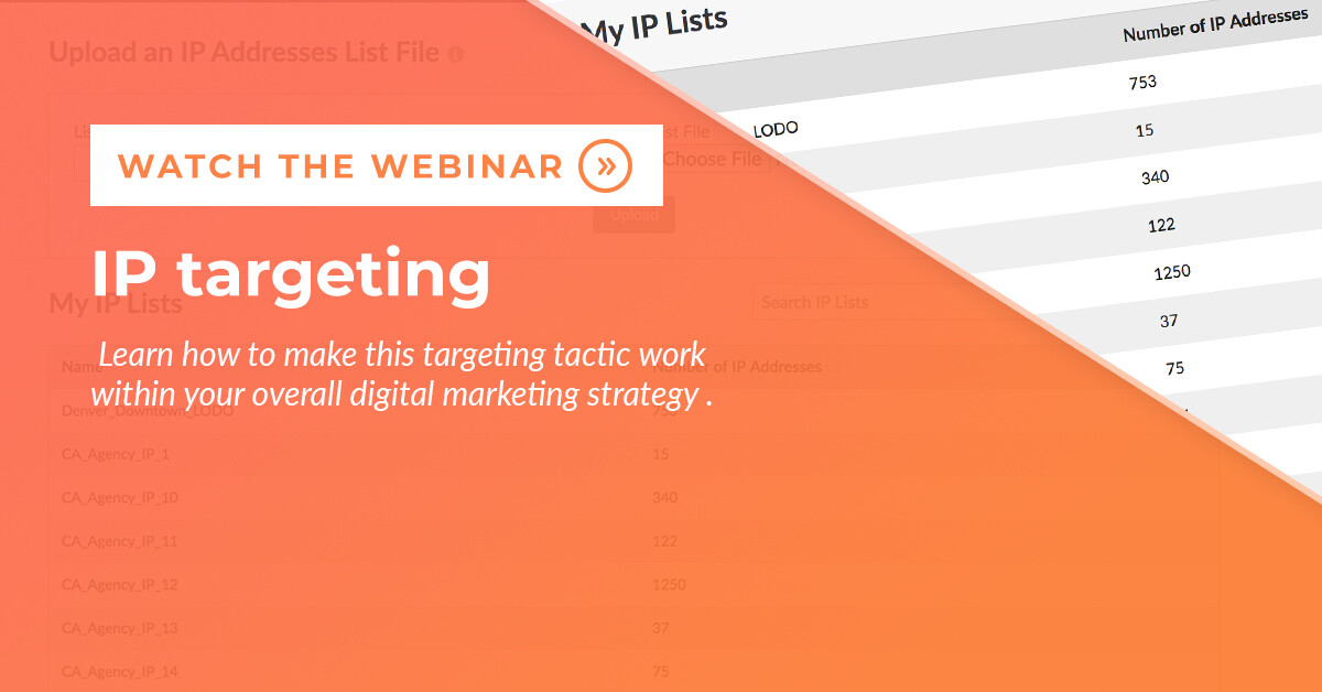 IP Targeting Webinar Blog Post